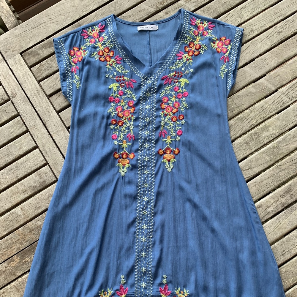 Floral summer dress.